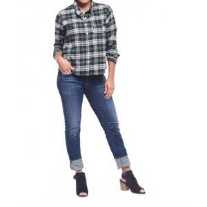 NEW TULIP CLOTHING boyfriend collared button down shirt in york